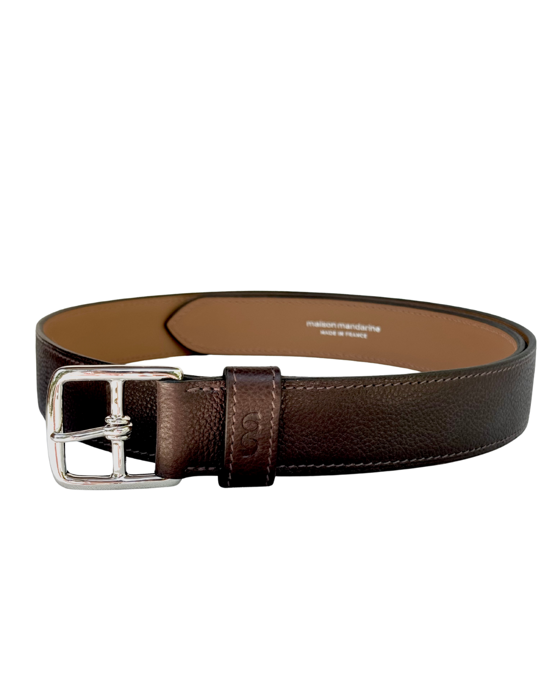 CLASSIC - Ceinture Unisexe - Marron Glacé