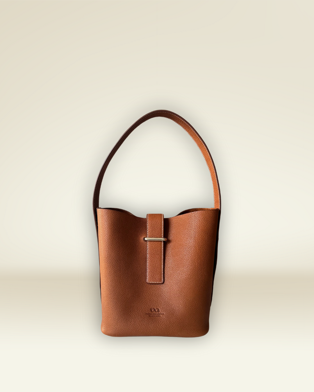 MYSTI - Sac porté main - Feuille d'automne, Cuir Novonappa - Sur commande