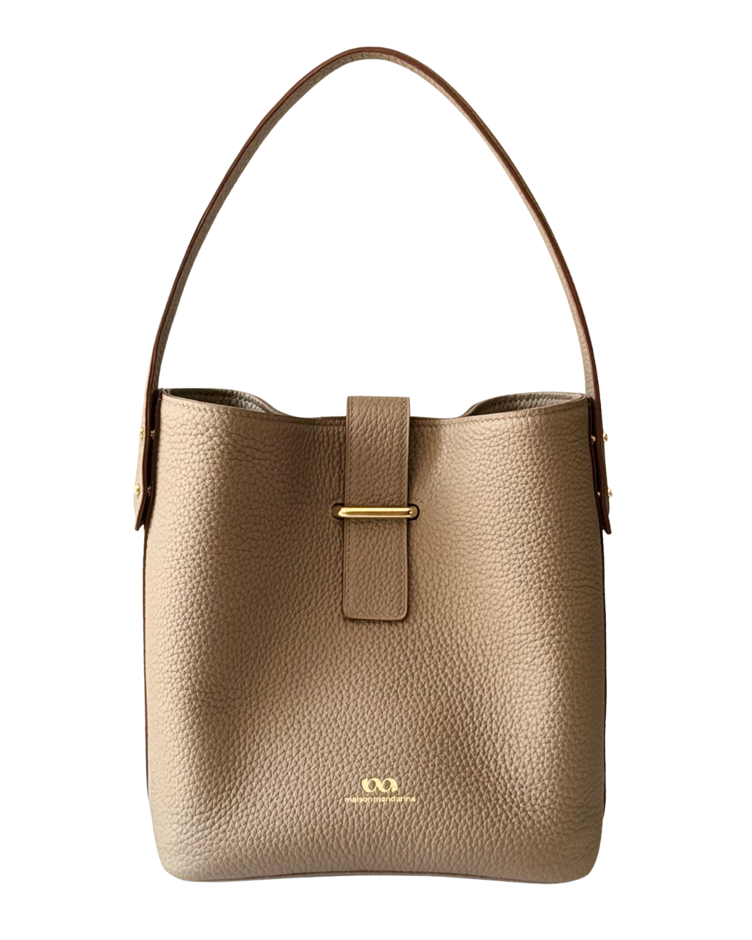 MYSTI - Leather bag for hand and shoulder - Made to order