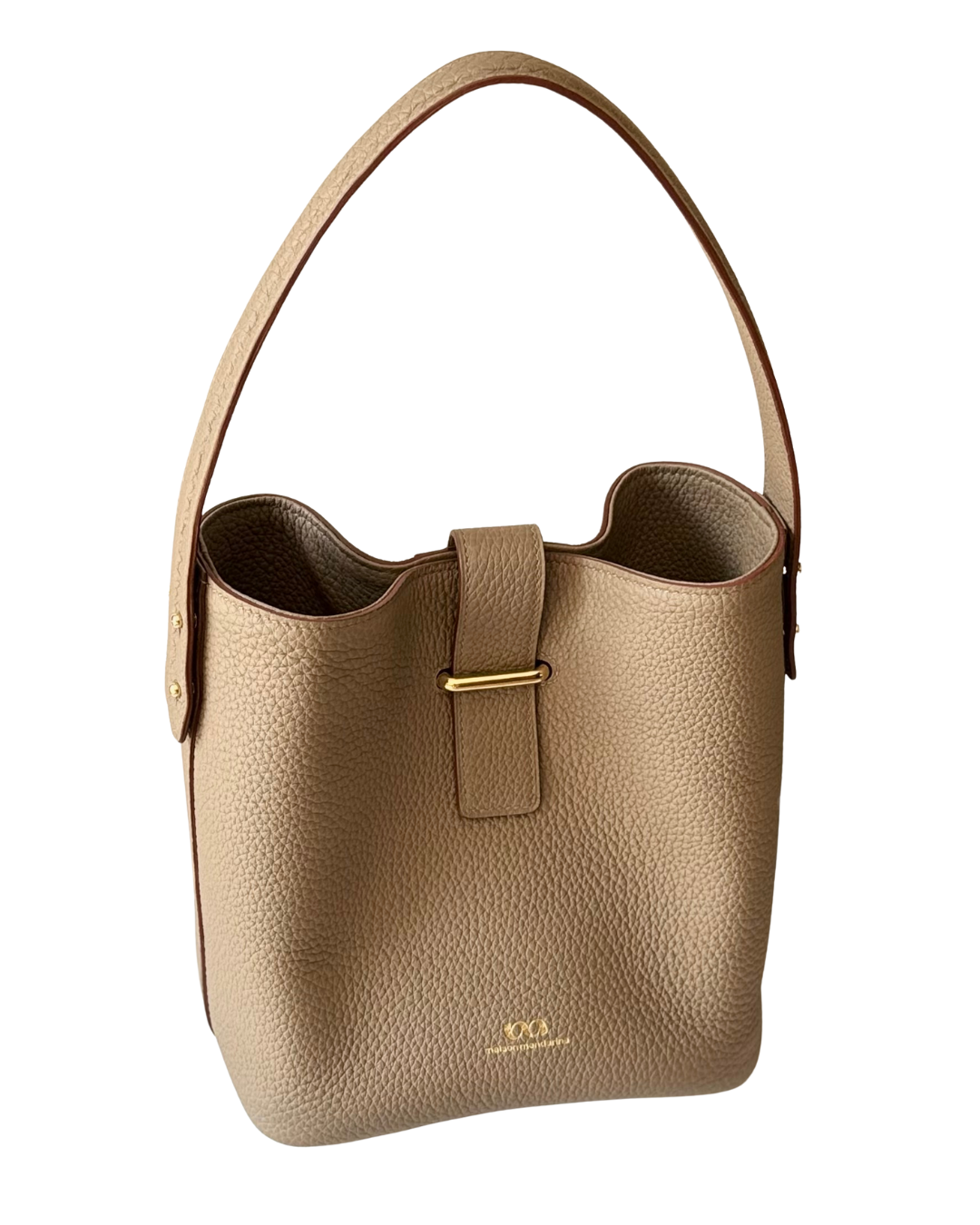 MYSTI - Leather bag for hand and shoulder - Made to order