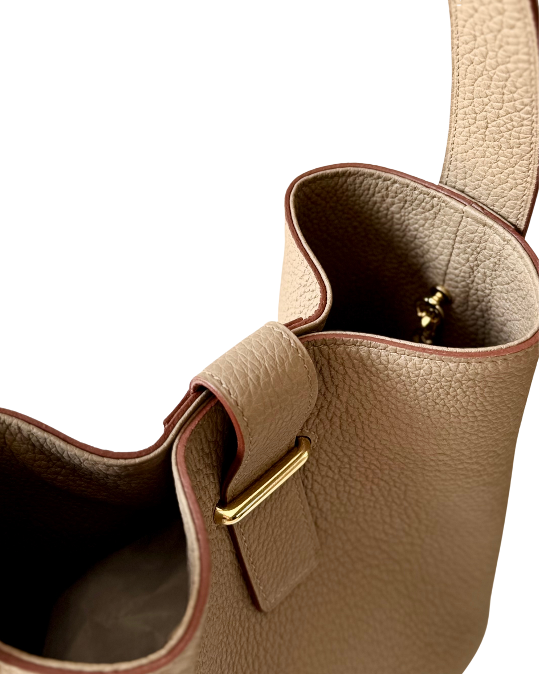 MYSTI - Leather bag for hand and shoulder - Made to order