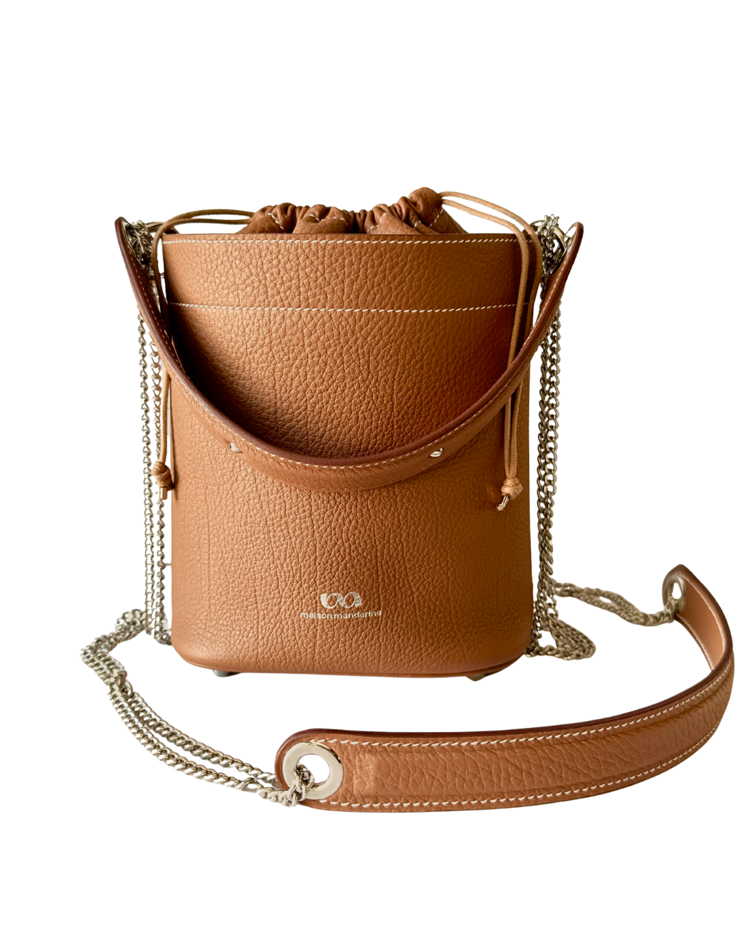 Soso - Petit sac porté main et bandoulière - Tabac