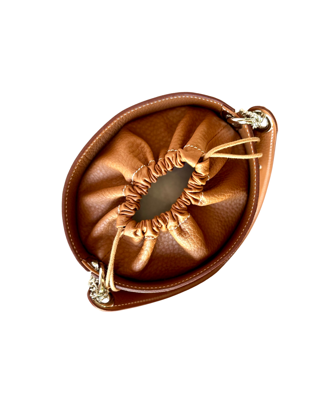 SoSo - Small leather bag, hand-carried and shoulder-strapped - Made to order