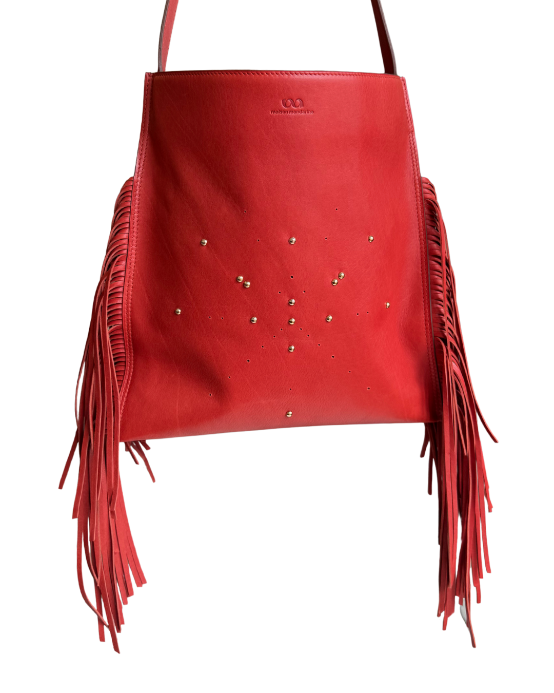 SOLIS - Sac porté épaule - Rouge Sanguine