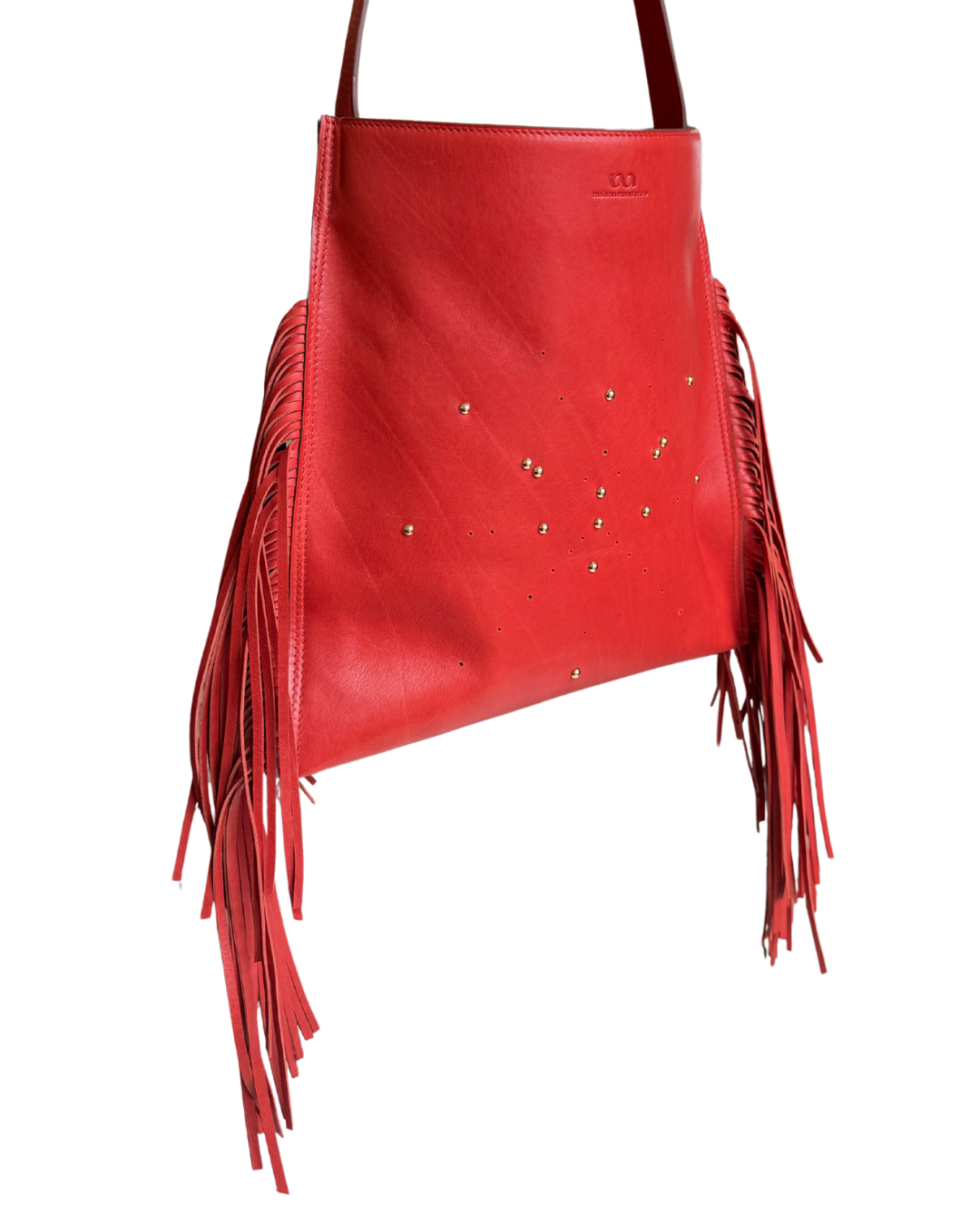 SOLIS - Sac porté épaule - Rouge Sanguine