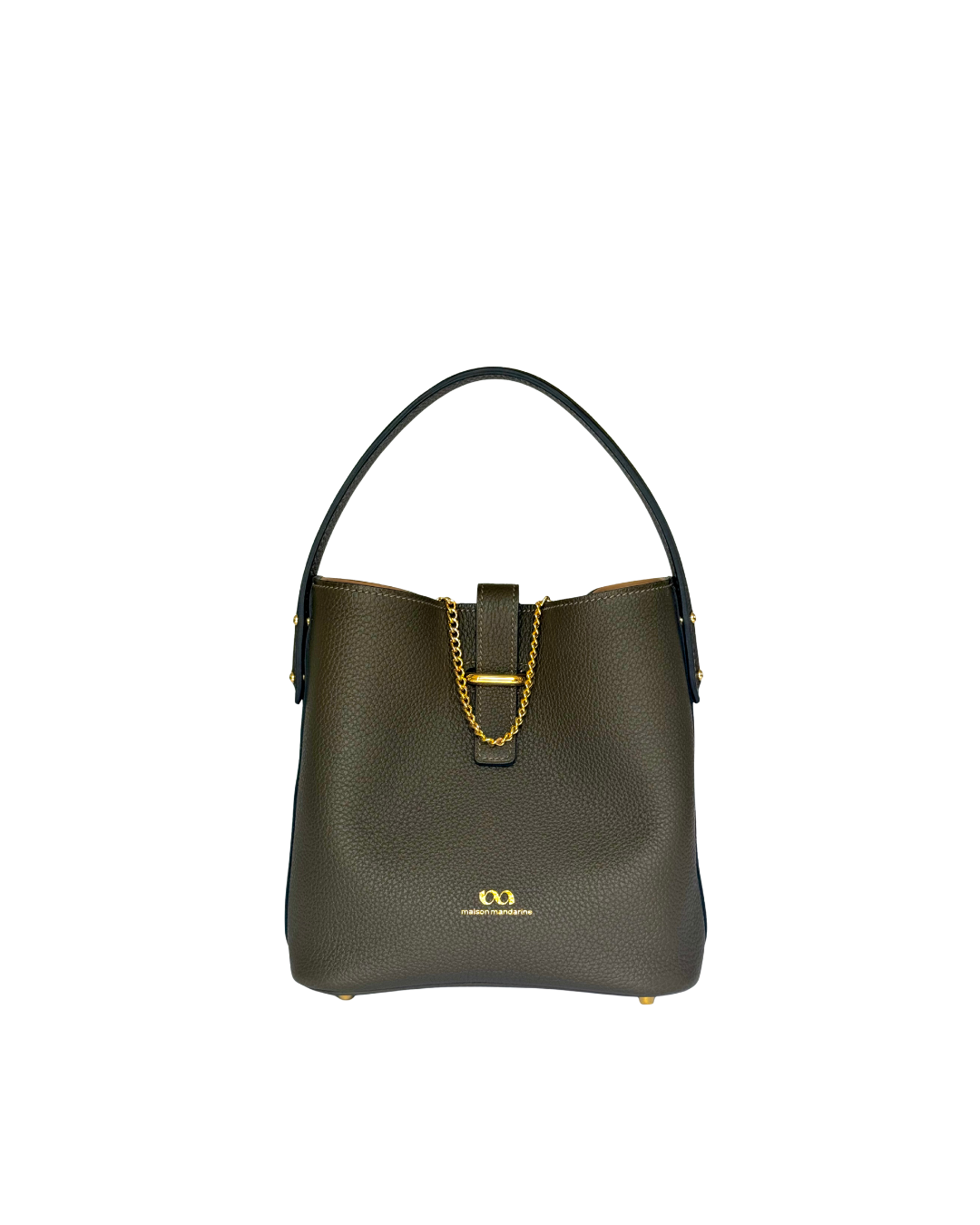 MYSTI MINI - Leather handbag and shoulder strap - Made to order