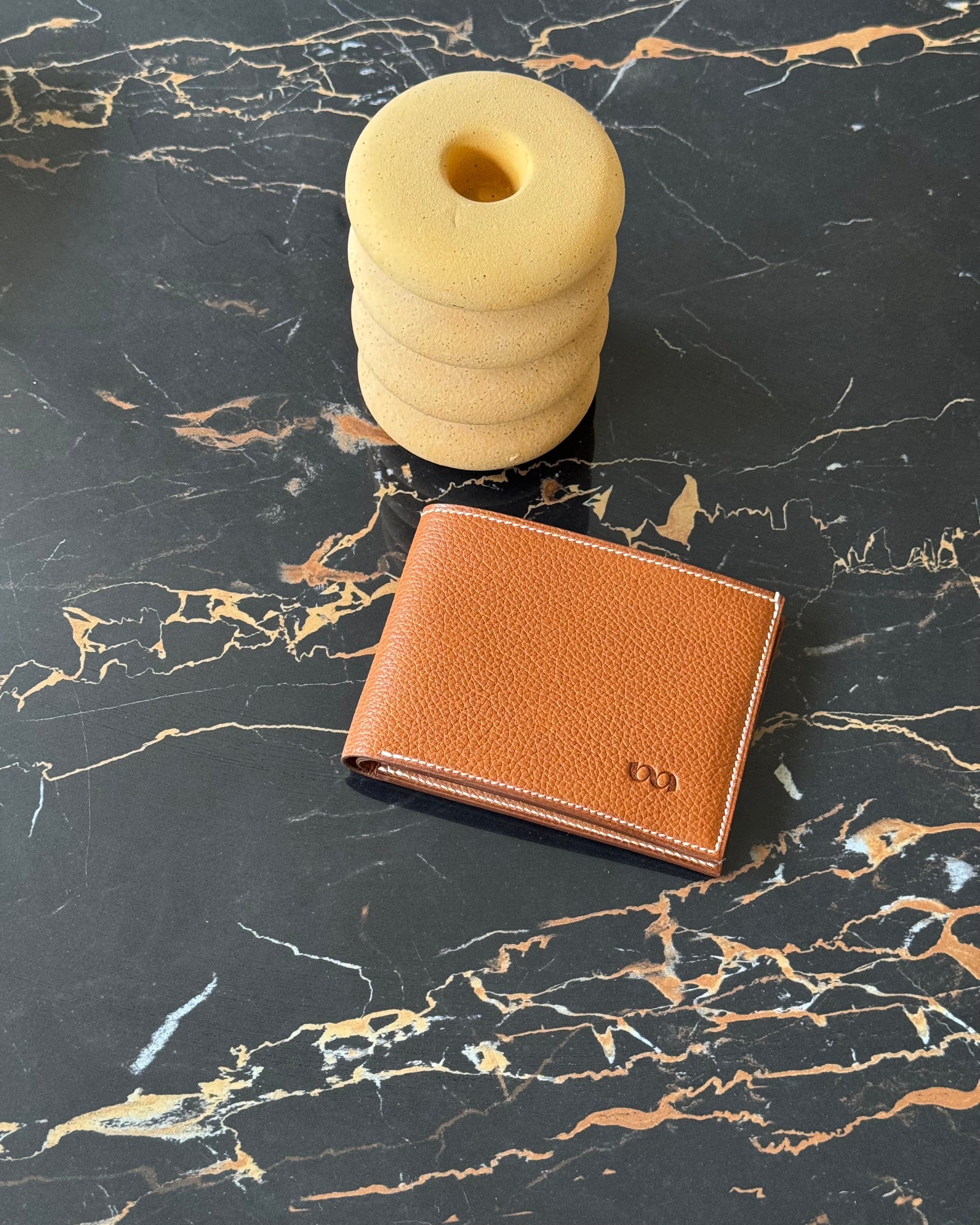 WALLET - Porte-Feuille - Feuille d'Automne, Cuir Novonappa - Sur Commande