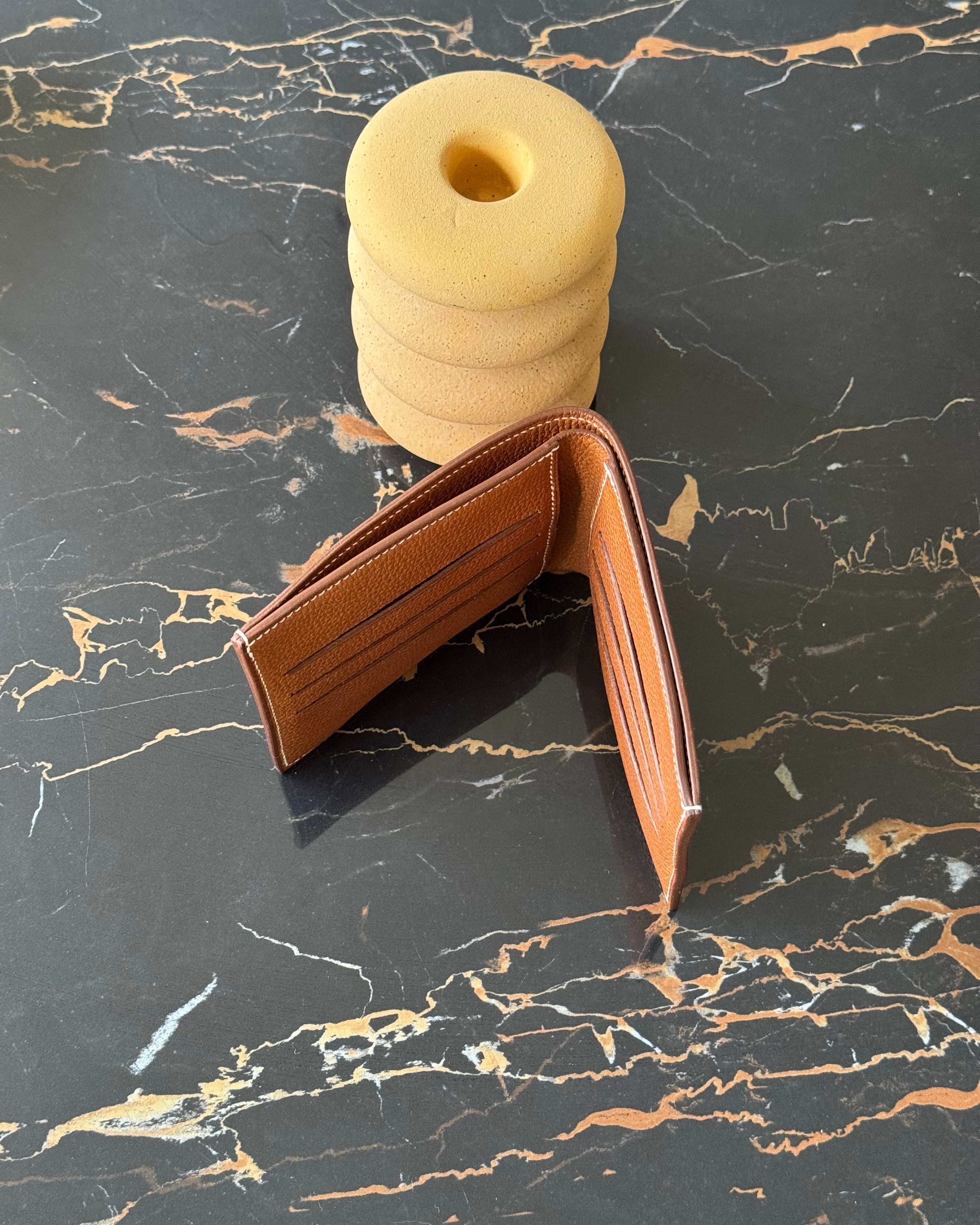 WALLET - Porte-Feuille - Feuille d'Automne, Cuir Novonappa - Sur Commande