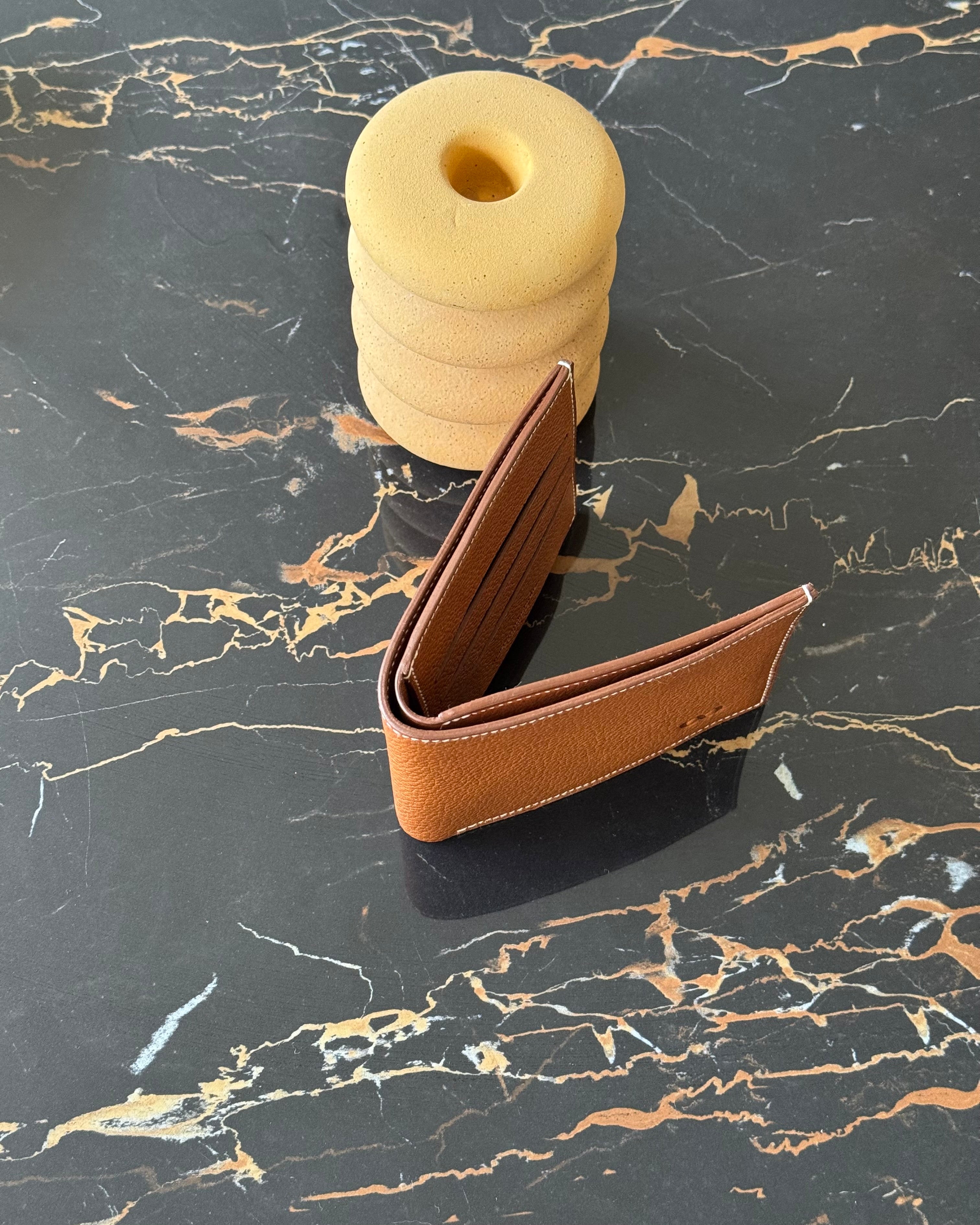 WALLET - Porte-Feuille - Feuille d'Automne, Cuir Novonappa - Sur Commande