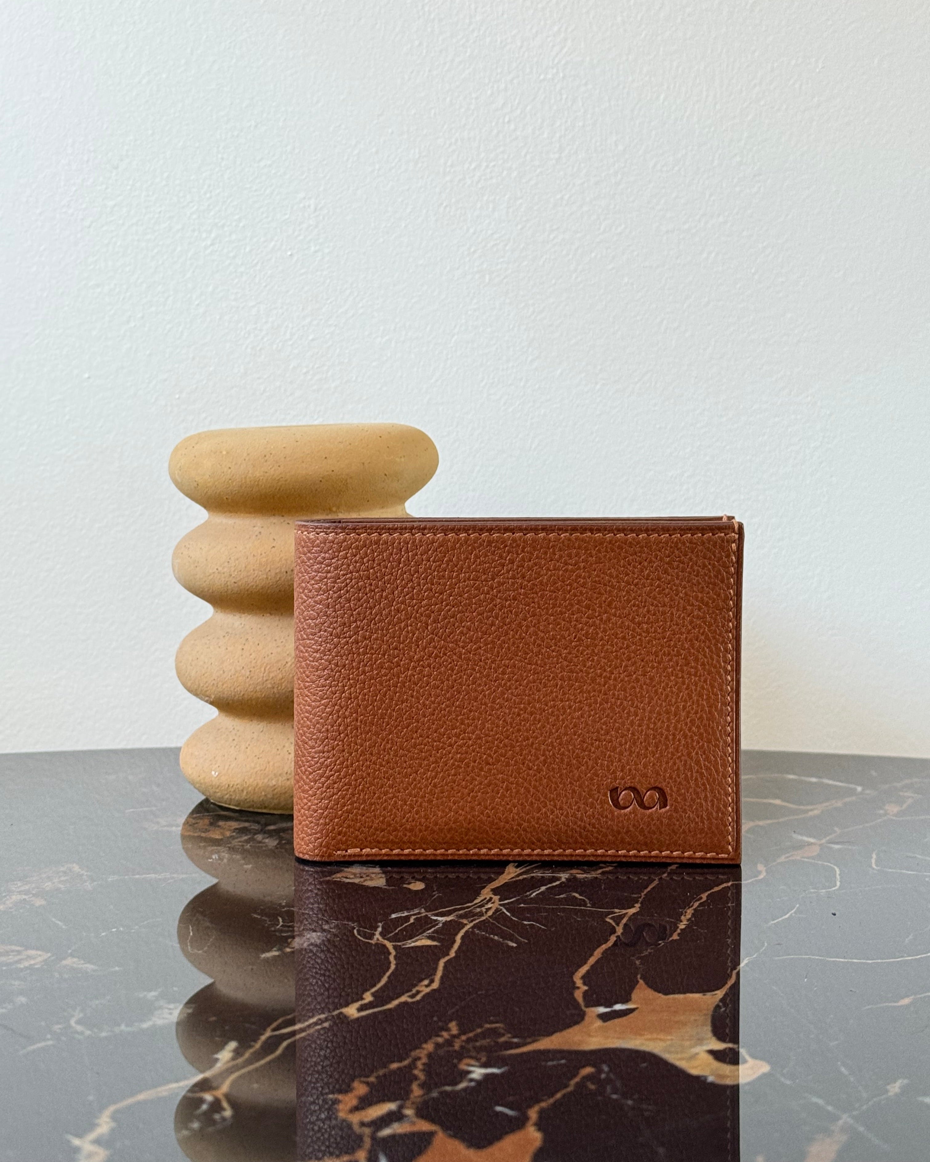WALLET - Porte-Feuille - Feuille d'Automne, Cuir Novonappa - Sur Commande