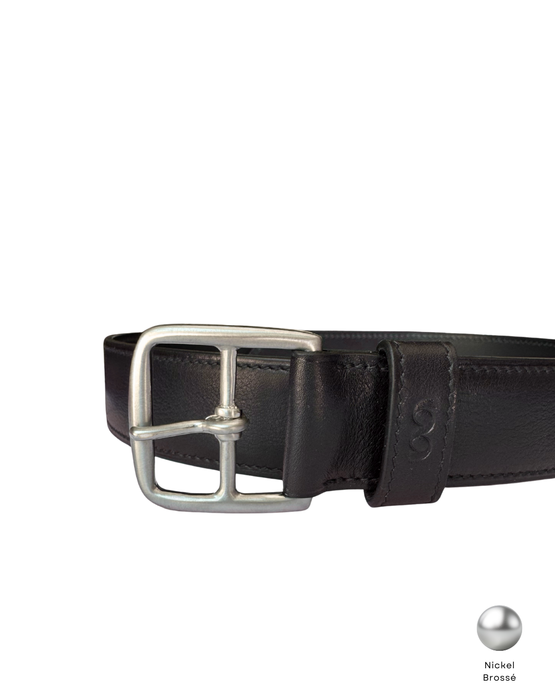 Ceinture CLASSIC — Ceinture Unisexe — Sur Commande — Noir