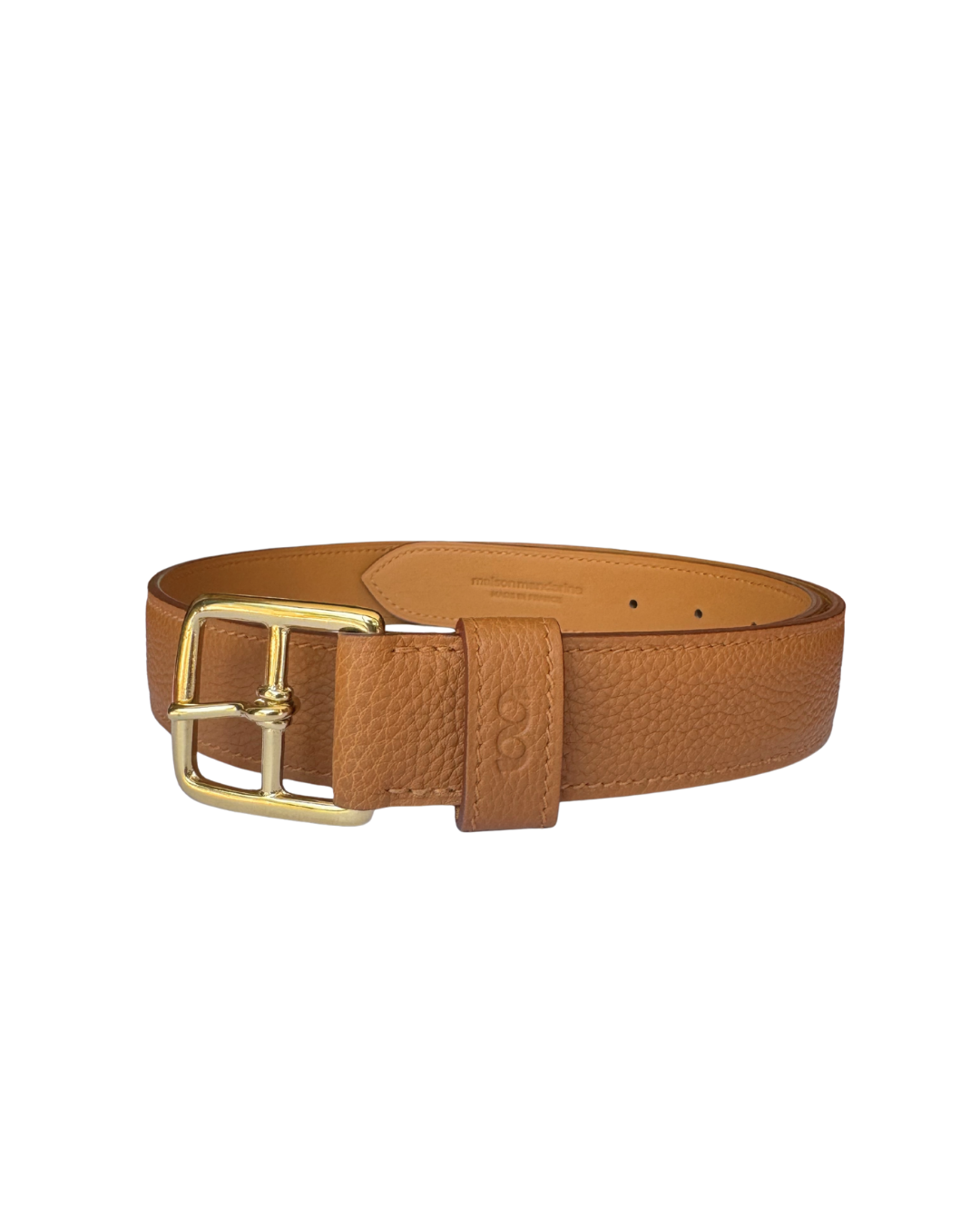 Ceinture CLASSIC — Ceinture Unisexe — Sur Commande — Tabac