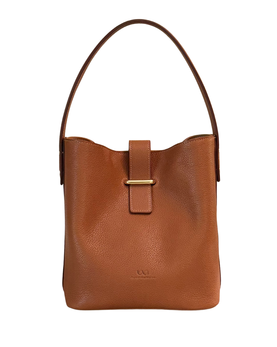 MYSTI - Leather bag for hand and shoulder - Made to order