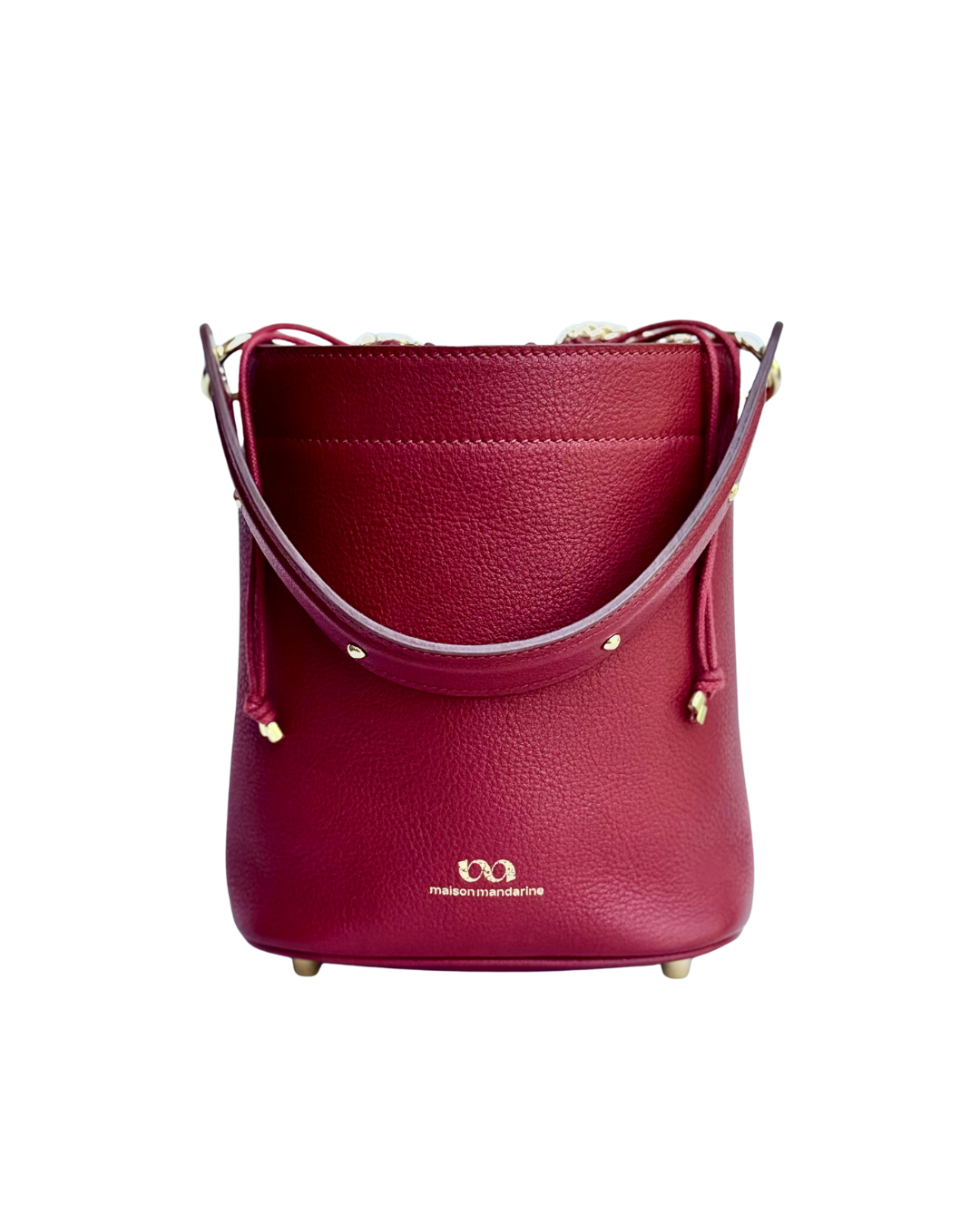 SoSo - Small leather bag, hand-carried and shoulder-strapped - Made to order